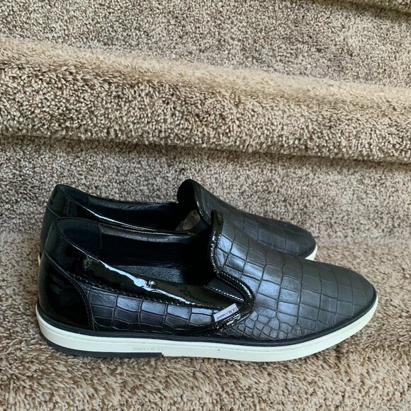 JIMMY CHOO Men's Animal Print Black Fashion Sneakers .